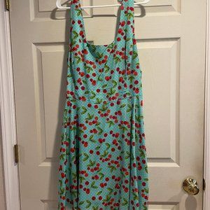 Ixia Blue Cherry Dress (2x)